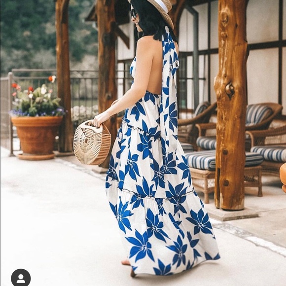 Vici Dresses & Skirts - L’atiste by Amy VICI Blue Hawaii Halter Maxi Dress